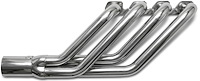 FR46036-SEC Swept-Back Roadster Header, Ford T-Bucket w/Big Block Ford 429-460ci, 36 in. Turnout Length [Silver Ceramic Coating]