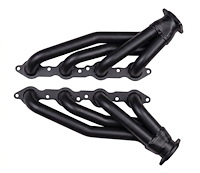 LS10-BEC Shorty Header Set, GM LS Engines [Black Satin Ceramic Coating]