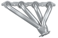 LS158-SEC Shorty Header Set, GM LS Engines [Silver Ceramic Coating]