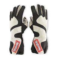 SFI-5 356 Series Outseam Standard Cuff Driving Gloves Gray/Black 2X-Large