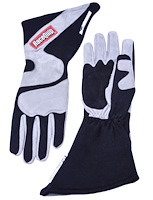 SFI-5 358 Series Long Angle Cut Driving Gloves Gray/Black 2X-Large