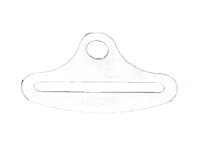 Seat Belt End Hardware Fits 3" Belts