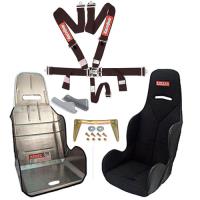 Racing Harness With Seat Black SFI Racing Harness Includes