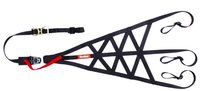 Right Side Triangle Roll Cage Net with Quick Release [SFI 37.1, 24 in. H x 46 in. W (Mount Strap Adds 32 in. W)]