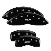 Front and Rear Disk Brake Caliper Covers for Subaru Forester, Black