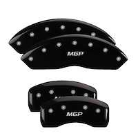 Front and Rear Disk Brake Caliper Covers for Subaru Crosstrek Hybrid, Black