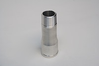 5292063 Straight Water Pump Fitting 3/4" NPT to 1.25" Hose x 3" Long