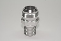 5292092 Straight Water Pump Fitting 3/4" NPT to -16 AN Male Fitting x 2.25" Long