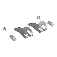 Round Bar Retainer Package 2 Clips, 2 Locking Pins & 2 Rivets