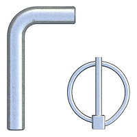 19250 Replacement Gooseneck Safety Chain Anchor Pins