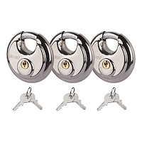 23085 Stainless Steel Disc Locks 3-Pack