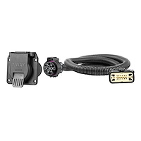 56537 Vehicle-Side Custom RV Blade 7-Pin Trailer Wiring Harness Fits Selec