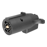 7-Way Round RV To 5-Way Flat Wiring Adapter Plastic