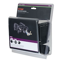 Duplex Design Electrical Trailer Adapter Adapts 4-way flat to both 7-way RV blade & 4-way flat