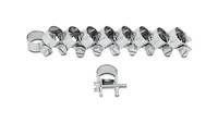 Fuel Injector Style Mini Hose Clamps 11mm - 13mm