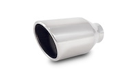 4" Round Stainless Steel Exhaust Tip Double Wall