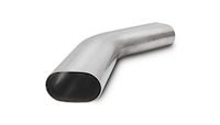 45 Degree Horizontal Oval Mandrel Bend 3" Nominal Oval