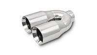 Dual Round Stainless Steel Exhaust Tip