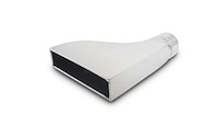 Rectangular Stainless Steel Exhaust Tip 2.5" Inlet