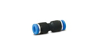 Union Straight One-Touch Fitting Use with 1/4" (6mm) O.D. Tubing