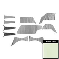 62BRW69R Cargo Cover for 1962 Chevrolet Impala 4 Door Wagon White