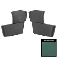 62RR50 Rear Arm Rest Covers for 1962-64 Chevrolet Corvair Convertible Aqua