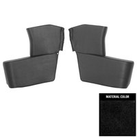 62RR55 Rear Arm Rest Covers for 1962-64 Chevrolet Corvair Convertible Black