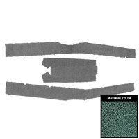 65BCON508 Console Carpet for 1965 Chevrolet Impala SS Aqua