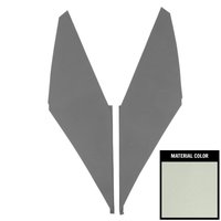 65BHB101CC Star Earmuff Boards for 1965-1966 Chevrolet Impala White