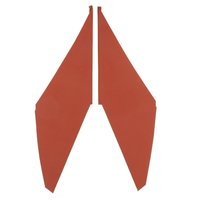 65BHB103C Star Earmuff Boards for 1965-1966 Chevrolet Impala Red