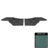 68CD12C-1 Rear Door Panels for 1968 Oldsmobile Cutlass Supreme Hardtop Light Blue