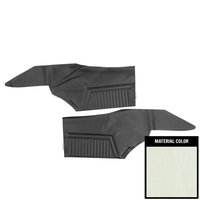 68CD28C-1 Rear Door Panels for 1968 Oldsmobile Cutlass Hardtop Pearl