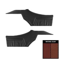 68CD30C1-P Rear Door Panels for 1968 Oldsmobile Cutlass Supreme Hardtop Pre-Assembled Red