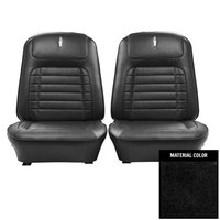 68DS10U-P Pre-Assembled Front Bucket Seats for 1968 Chevrolet Camaro Deluxe Black