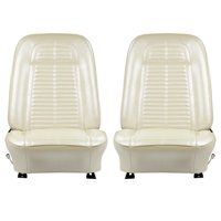 68ES28U-P Front Bucket Seats for 1968 Pontiac Firebird Pre-Assembled Pearl