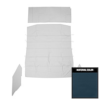 68XH105R 1968-1972 Chevrolet Nova Dark Blue Ribbed Headliner
