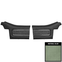 70CD241V-P Rear Door Panels for 1970 Cutlass Supreme Pre-Assembled Metallic Dark Green