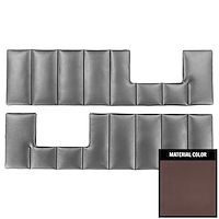 DOOR VINYL INSERTS MAROON