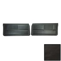 82FD06-PB Front Door Panels for 1982-1985 Chevrolet Camaro Standard Pre-Assembled Charcoal