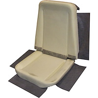 Bucket Seat Bun 1966-70 Chevy Chevelle, El Camino Pontiac Grand Prix & Full-Size Buick Skylark Oldsmobile Cutlass