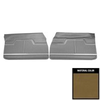D249-3 Front Door Panels for 1971 Chevrolet Chevelle, Jade Green