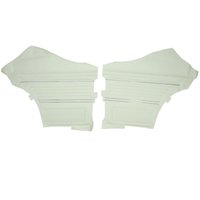 D256-1C Rear Door Panels for 1969 Chevrolet Chevelle, Hardtop White