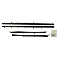 F202-10 4 Piece Window Felt Kit for 1966-1967 Chevrolet Chevelle, Hardtop