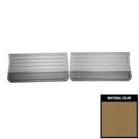 PD265 Front Door Panels for 1965 Chevrolet Chevelle, Pre-Assembled Light Saddle
