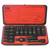 15-Piece Metric 6-Point, 1/2 in. Drive Deep Impact Socket Set