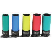 5-Piece Metric 1/2 in. Drive Wheel Nut Impact Socket Set