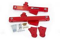 1025-R 1979-1998 Ford Mustang Rear Lift Bars; Red