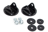 2048 1993-2002 GM F-Body Competition Upper Front Shock Mounts; Black