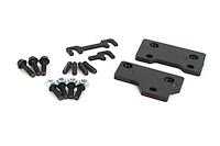 2119 1982-1992 GM F-Body Front Sway Bar Relocation Brackets; Black