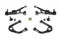 Non-Adjustable Front A-Arm Kit for 1993-2002 GM F-Body [Tubular Steel, Polyurethane Bushings]